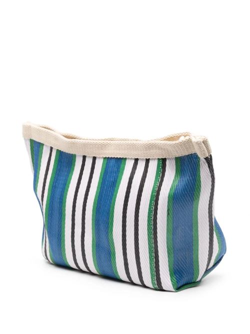 Blue/multicolour recycled pouch Isabel Marant | PO0001FAA1X17M30BU